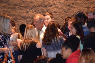 Two-time Emmy winner John Wesley Shipp meets and greets Moore County Schools students 
