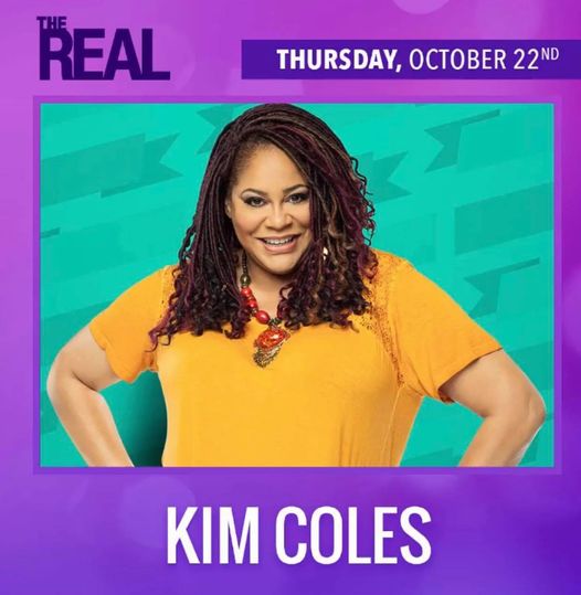 JTC Star KIM COLES is on The Real today!